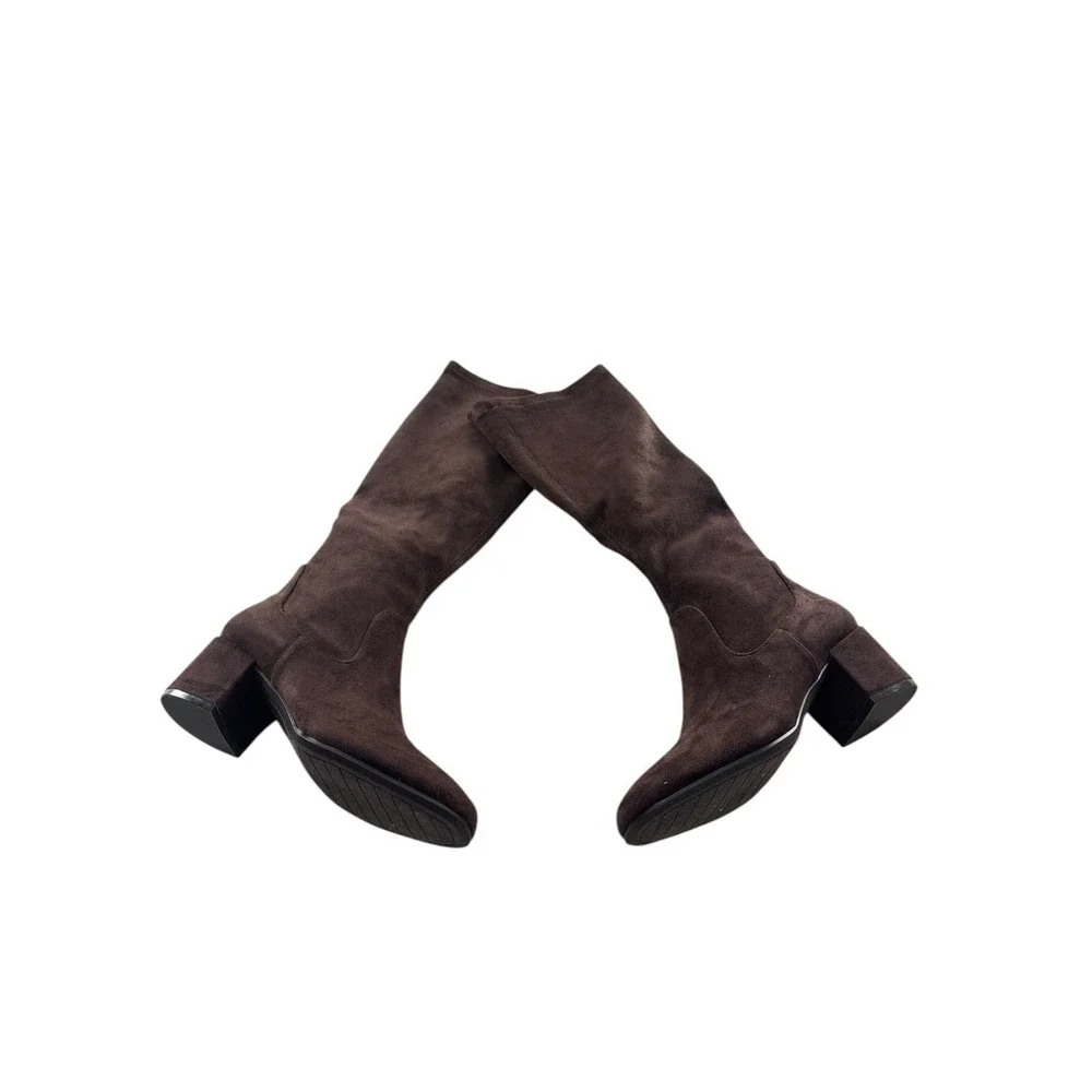 Kenneth Cole‎ Rida Stretch Boots Brown Chic Womens Comfort Size 5.5 NWB Stylish
